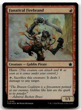 Fanatical Firebrand #195 (Foil) (NM) Foundations FDN Magic MTG