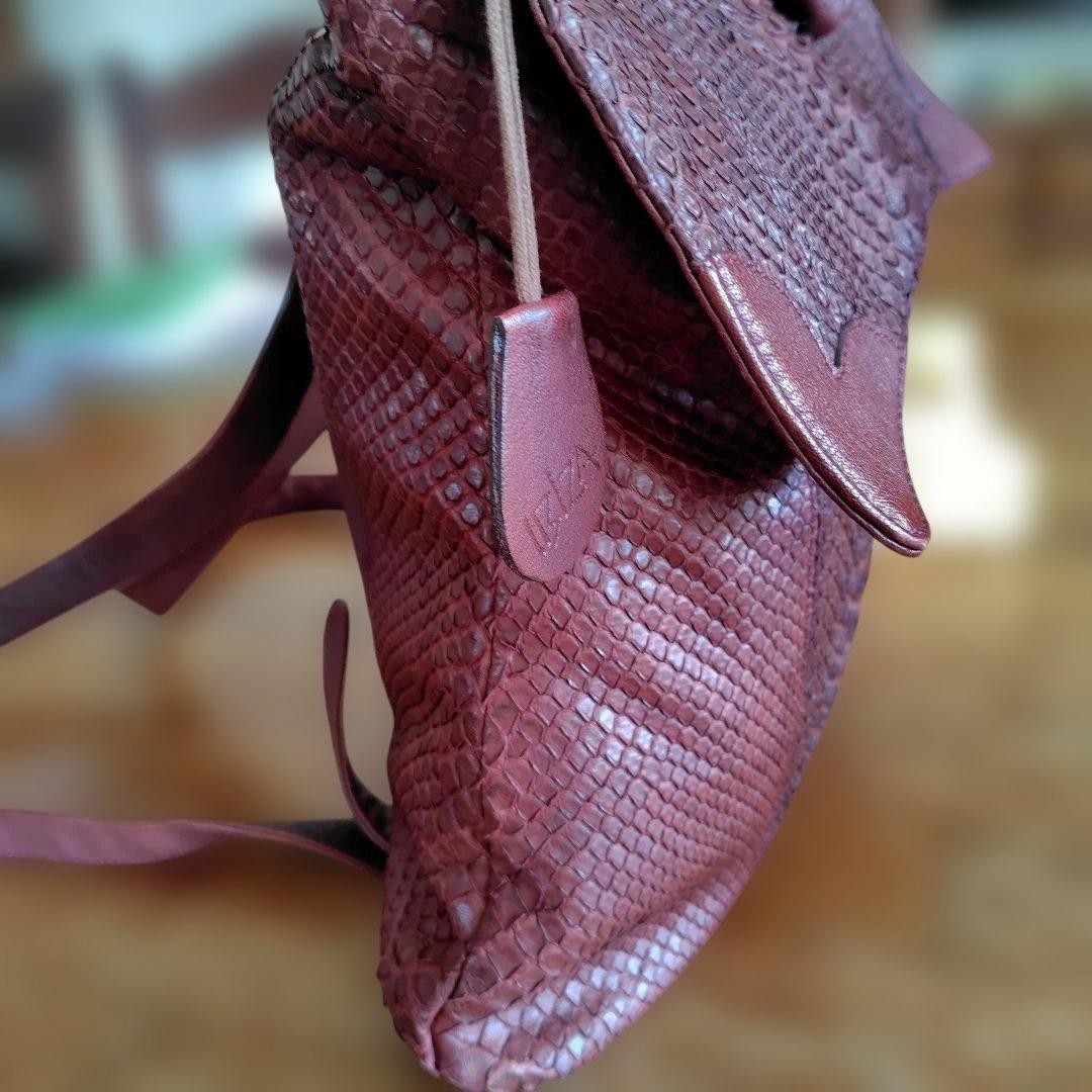 Ibiza Python Exotic Backpack with Charm, Stylish … - image 2