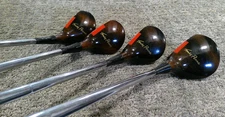 4 Pc Toney Penna Persimmon Woods  Set Mod 79S Driver,  and 3,4,5 Stiff