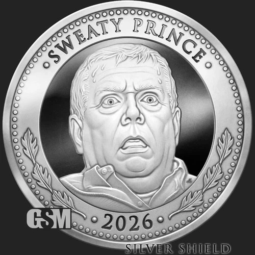 2026 Silver Shield SWEATY PRINCE - 1oz .999 Silver Proof - Pre Sale
