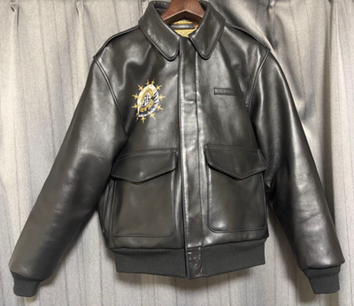 Final Fantasy VII Remake x Avirex A-2 Seventh Heaven Leather