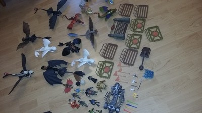DRAGON Figuren Set Spin Master Hicks Ohnezahn Drachenzähmen leicht gemacht