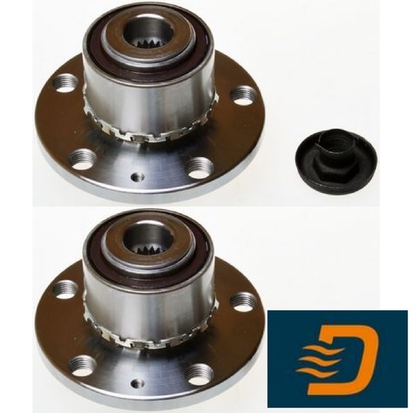 2X Radlagersatz Denckermann W413348 2 Radlager Satz Links Rechts Vorne-image