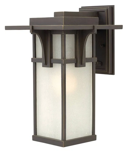 Hinkley Manhattan 15" High Seedy Glass and Bronze Outdoor Wall Light - Picture 2 of 4