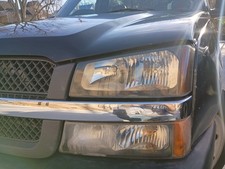 For 03-06 Chevy Silverado Black Amber Corner Head Lights + Signal Bumper Lamps