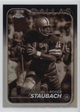 2024 Topps Chrome Sepia Refractor Roger Staubach #39 HOF 0jm6