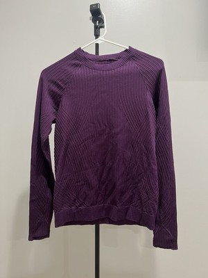 Lululemon Womens Size 4 Long Sleeve Rest Less Crewneck Athletic