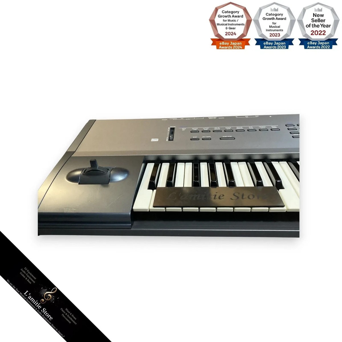 KORG N364 Music Workstation 61-Key Keyboard Synthesizer w/ Gig Bag