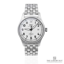 IWC Pilot’s Mark XVIII - IW327012 - 2018, Box & Papers Steel 40mm Silver Arab...