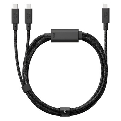 Native Union, USB-C auf 2x USB-C Kabel 140W Belt 2m,