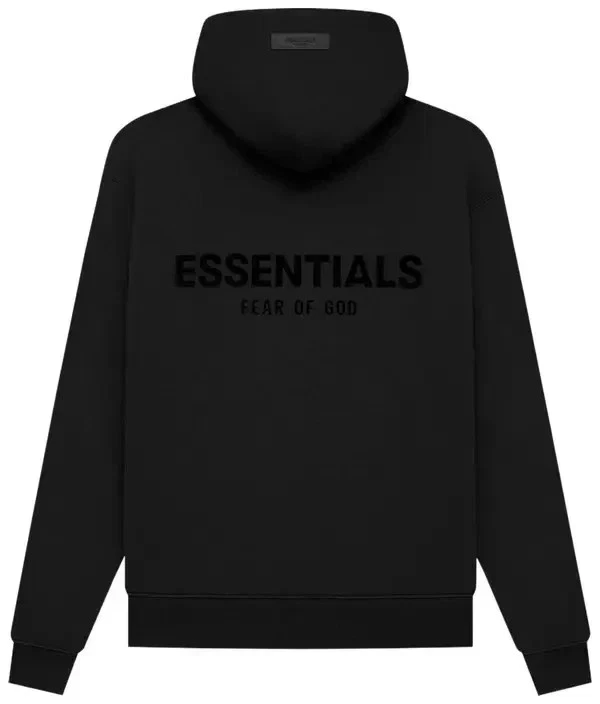 NEW Fear of God Essentials Stretch Limo Black Hoodie Size Large Authentic✅ - Image 2 of 2
