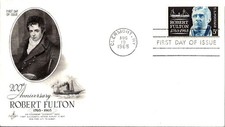 US 1965 SC 1270 ROBERT FULLTON ARTCRAFT CACHET - N1511