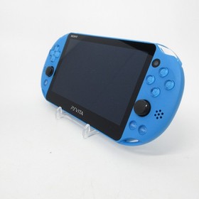 【Near Mint】Sony PS Vita PCH-2000 Aqua blue Wi-Fi Model Console only #TOY/08/0713