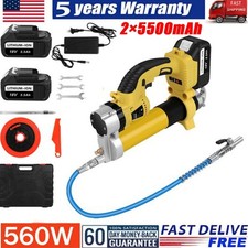 Cordless Electric Grease Gun 8000PSI with 2x5500mAh Battery Powered Grease Gun