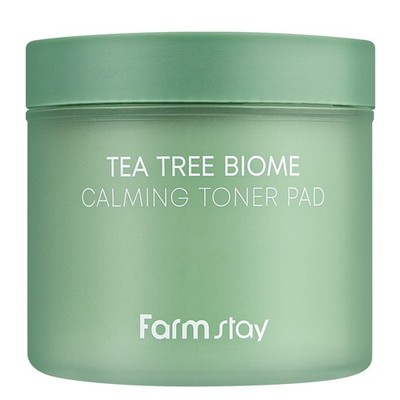 FARMSTAY Tea Tree Biome Calming Toner Pad 140ml / 70 Pads