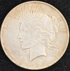 1922 EXTREMELY FINE Peace Silver Dollar, 90% SILVER!