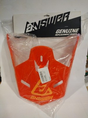 Answer Racing Ar1 Bold Snow Visor Orange