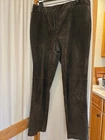 Ralph Lauren Suede Leather Pants Olive Green