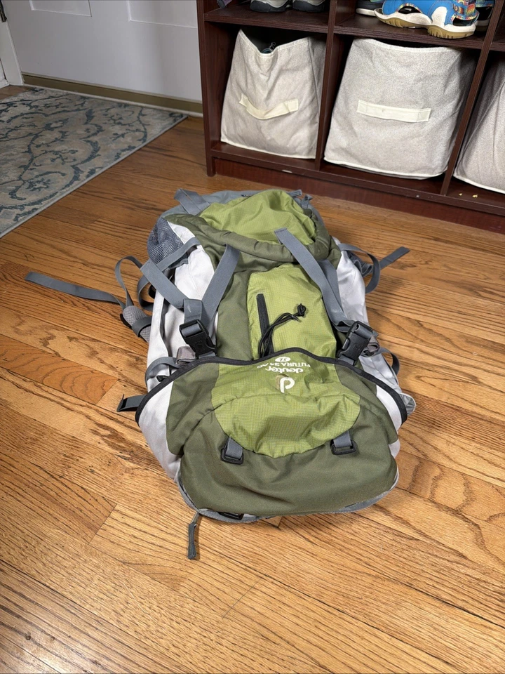 Mochila Deuter Futura Pro 34 AC SL AirComfort Senderismo Verde con Cubierta para Lluvia Foto 4 de 4