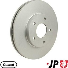 2x JP GROUP Bremsscheiben Vorne für NISSAN X-TRAIL (T30) 280mm 4063100700