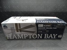 Hampton Bay Scenic 52 in Integrated LED Indoor Brushed Nickel Hugger Ceiling Fan