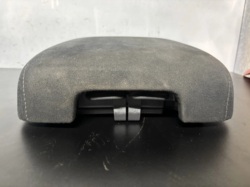 Nissan Pathfinder JX35 QX60 13-19 consola central tapa de almacenamiento reposabrazos gamuza negra Foto 3 de 4