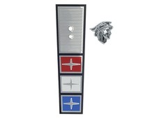 1965 Comet Insert Set Grille Ornament Standard Caliente 202 404 Mercury New