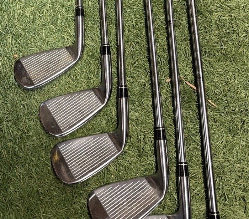 Taylor Made RAC LT Irons Set 4 - 8 + PW RIGHT HANDED R STEEL SHAFT - 6 ...