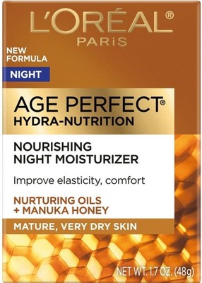 L Oréal Age Perfect Hydra Nutrition Honey Night Balm - 1.7oz