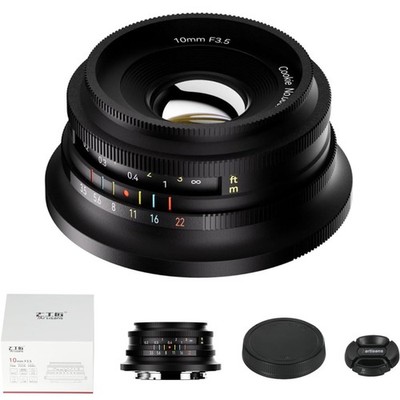 7artisans 10mm F3.5 APS-C Ultra-Wide Angle Lens for E/X/Z/M43 M4/3 Mount Cameras