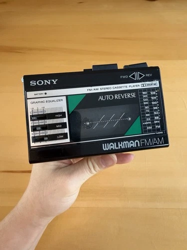 Sony Walkman WM-F18/F28 Cassette Player FM/AM Radio (Tested) Vintage Retro WORKS