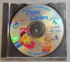 Chutes And Ladders Full Version Windows Software Game PC CD Disc General Mills