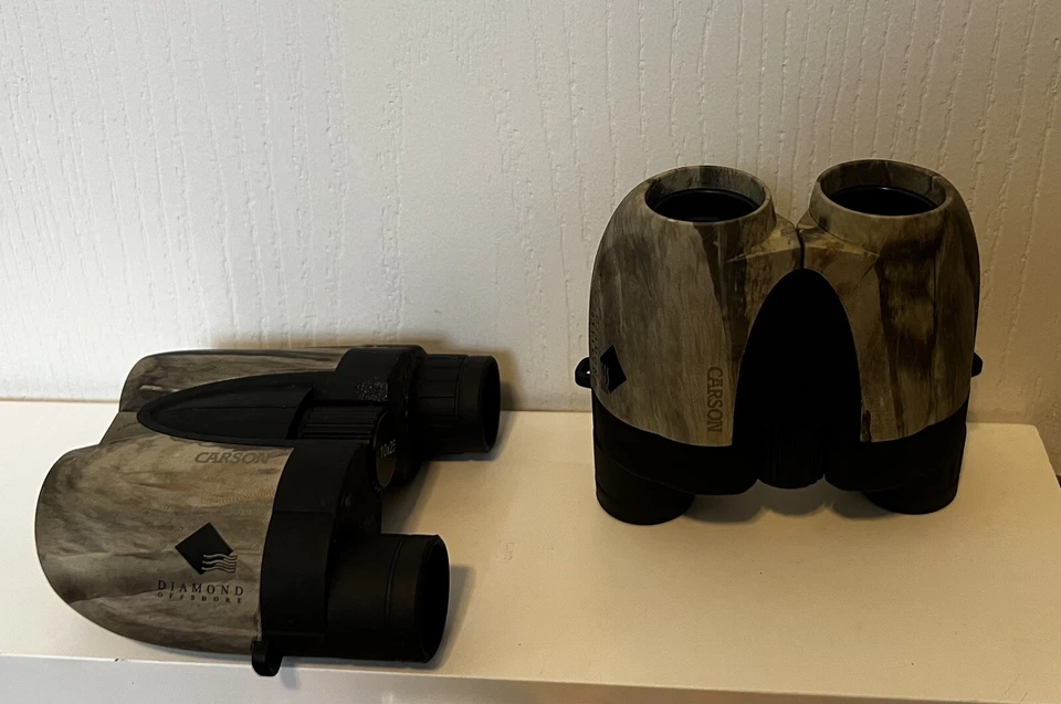 Carson 10x25 WATERPROOF BINOCULARS (2) With Case - Image 2 of 4