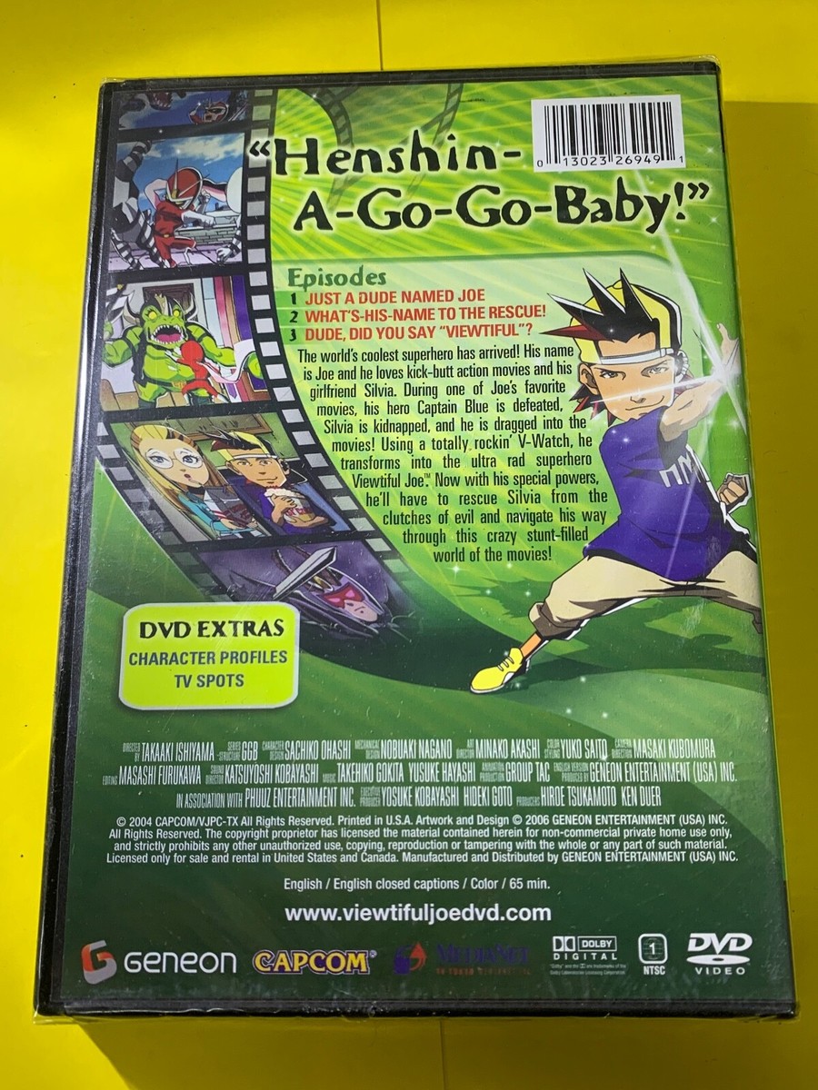 Viewtiful Joe Vol. 1 DVD Geneon Capcom 2006 13023269491| eBay