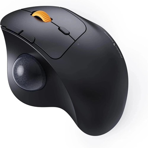 Wireless Trackball Mouse 2.4G Ergonomic Rollerball Mouse Rechargeable Bluetooth - Picture 2 of 16