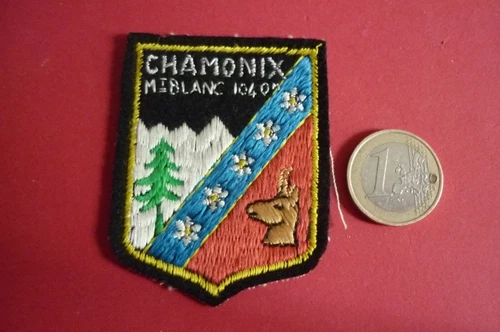 ANTIQUE PATCH / WINTER SPORT CHAMONIX