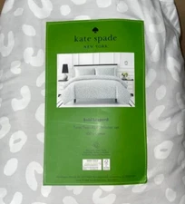 NEW Kate Spade BOLD LEOPARD Print Twin / TwinXL Comforter & Sham Set (cotton)