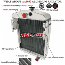 Fits Farmall International M MD Super MTA 351798R92 352629R92 Radiator Aluminum