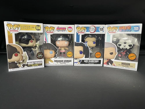 Funko Pop! Anime Chase Lot.  Tokyo Ghoul. Demon Slayer. Boruto. Naruto. Lot Of 4