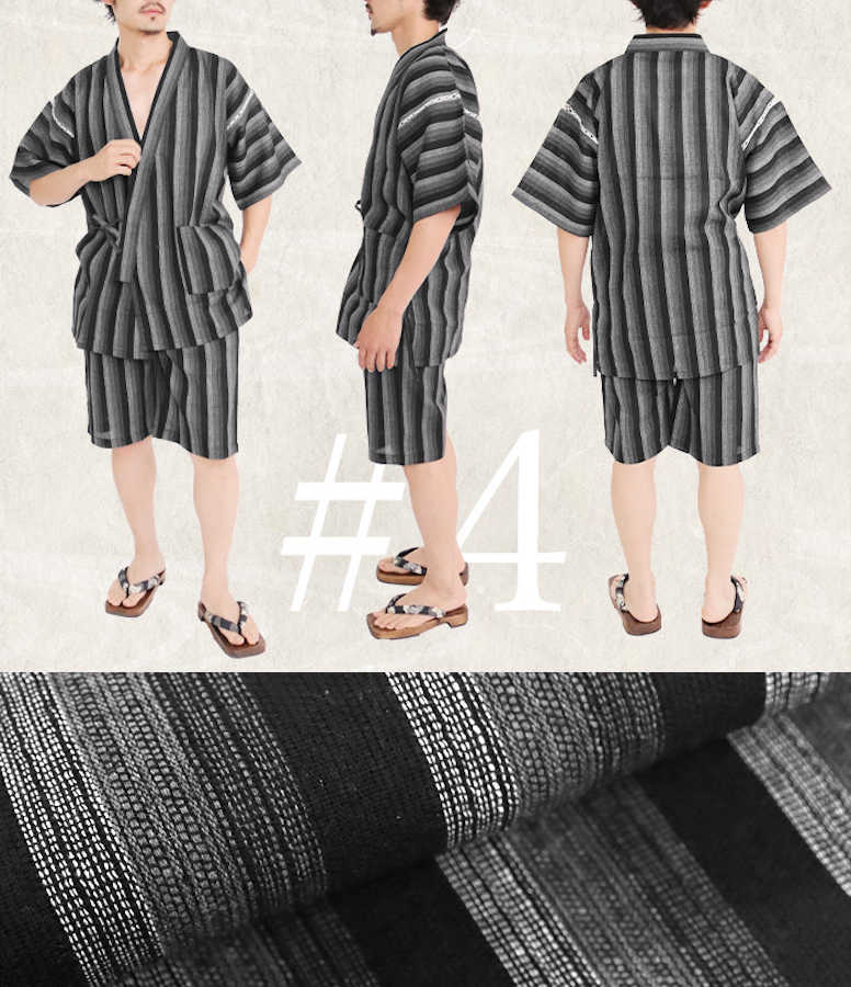 Japanese Fashion WATANOSATO Jinbei 'shrink Textile' Made In Japan