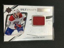 F70922  2017-18 Ultimate Collection Jerseys #82 Victor Mete /299 canadiens