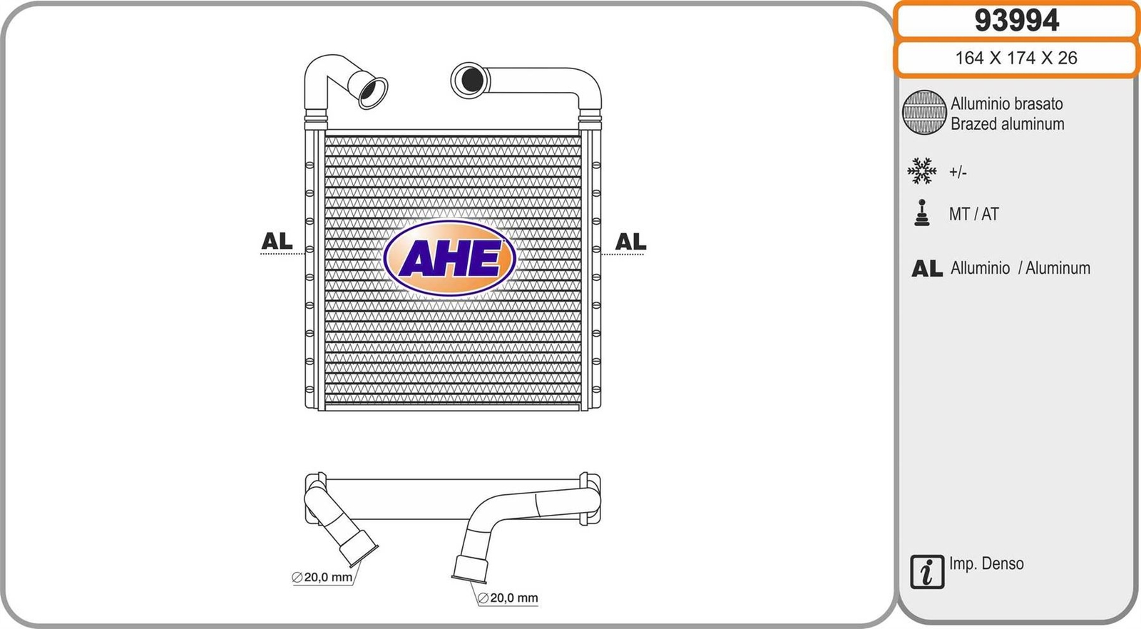 Radiateur de chauffage Golf VII résout le problème de froid habitacle sur TDI et TSI