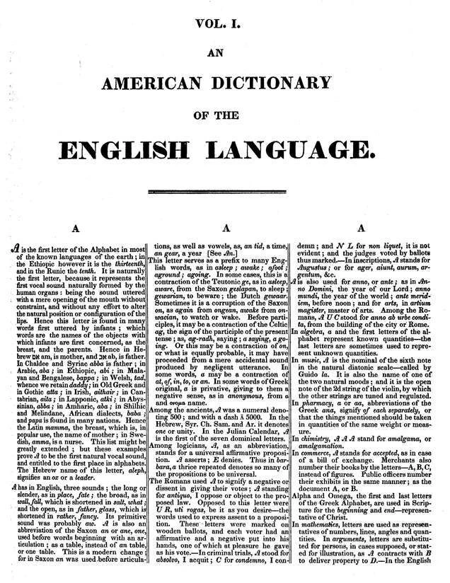 NOAH WEBSTER 1828 AMERICAN DICTIONARY OF ENGLISH LANGUAGE WEBSTERS HARDCOVER NEW - Image 2 of 2