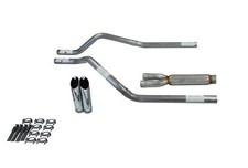 Chevy Blazer 00-04 2.5 Dual Truck Exhaust Kits With Glasspack Slash Tip Chevy Blazer 00-04 2.5 Dual Truck Exhaust Kits With Glasspack Slash Tip