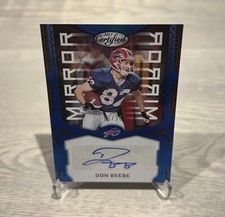 Don Beebe Buffalo Bills 2023 Certified Mirror Signatures /30 Auto #MS89