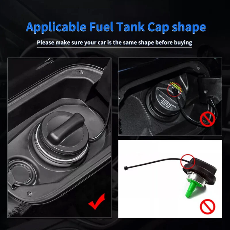 Carbon Fiber Gas Fuel Cap Cover For Mercedes Benz G55 G500 G550 G63 G65 GL AMG - Image 3 of 4