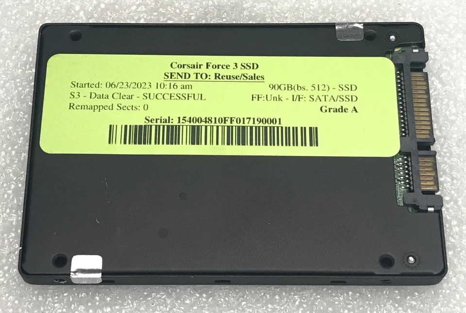 Corsair Force 3 CSSD-F90GB3/RF2 SATA 3 90GB 2.5" Internal Solid State Drive SSD - Image 2 of 4