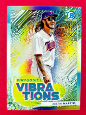 2022 Bowman Chrome Virtuosic Vibrations Austin Martin VV05 Minnesota Twins