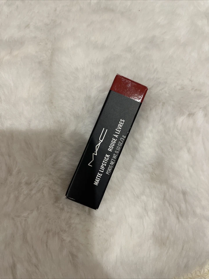 Mac Matte Lipstick 602 Chili ~ Full Size 0.1oz / 3g New In Box - Image 2 of 4