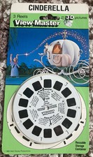 View-Master Disney's Princess Cinderella Movie Cartoon 3 Reels SEALED VINTAGE
